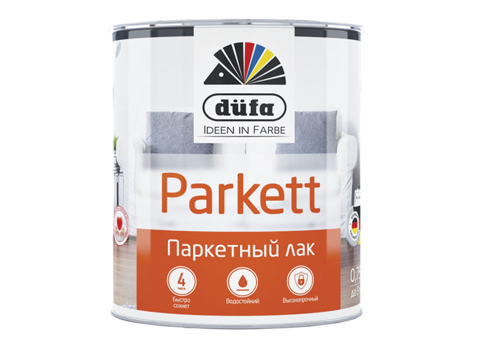 Dufa Retail Лак PARKETT паркетный матовый 750мл