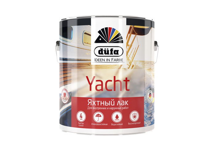 Dufa Retail Лак YACHT яхтный матовый 750мл 