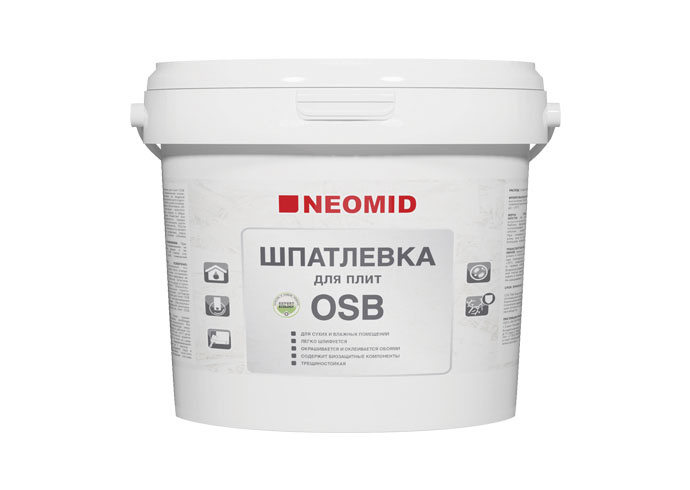 Neomid Шпатлевка для плит OSB 7кг 
