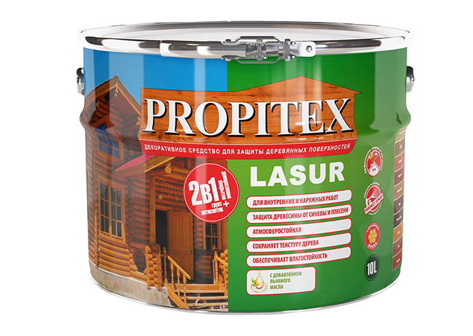 Пропитка PROPITEX LASUR защитная (рябина)