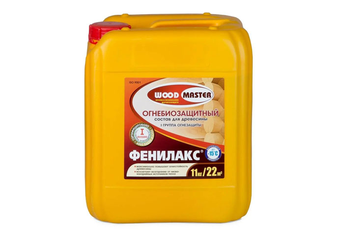 Огнебиозащитный состав для древесины фенилакс woodmaster 11 кг